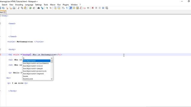 HTML | How To Add Line Breaks And Colour The Background смотреть онлайн