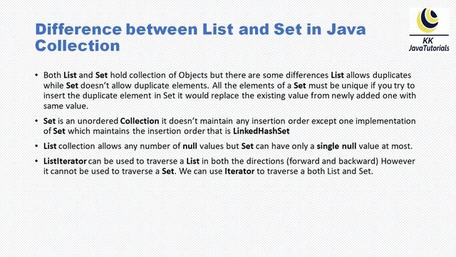 Difference between List and Set in Java Collection ?When to use Set and When to use List Collection смотреть онлайн