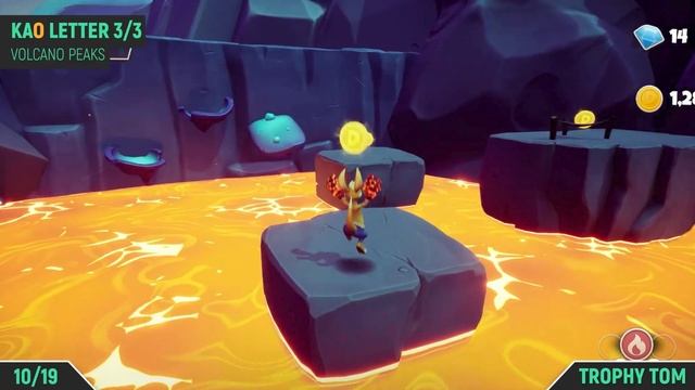 Kao the Kangaroo - Bend the Rooles DLC - Volcano Peaks ? All Kao Letters, Diamonds & Chests смотреть онлайн