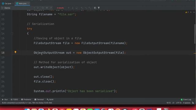 Serialization in Java смотреть онлайн