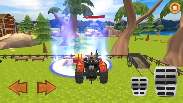 Real Farming Simulator -- Sunflower Harvesting -- Junior's gaming смотреть онлайн