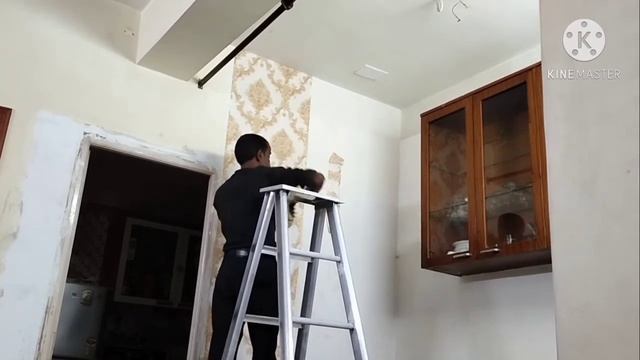 How to install Wallpaper ? | on wall Kolkata | Wallpaper kaise lagaye ? | 3d Wallpaper shop Kolkata смотреть онлайн