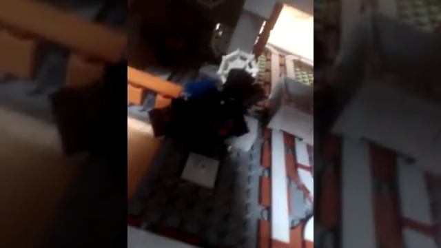 Конструктор Лего Minecraft Горная пещера самоделка смотреть онлайн