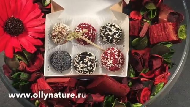 Кофеты из сухофруктов и орехов Olly Nature смотреть онлайн