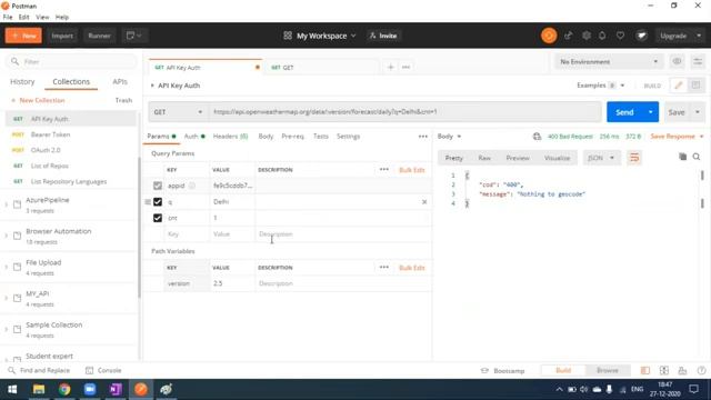 POSTMAN - Path Parameters