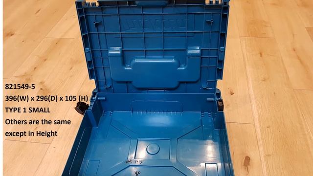 Makita Makpac case dimensions 821549 5