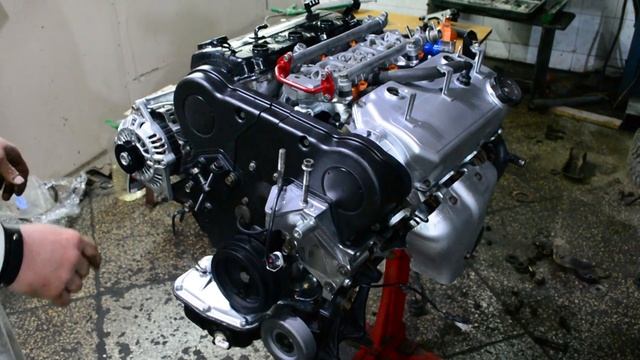 Galant 8 кузов EA5A ремонт двигателя 6A13. Часть 25-я. смотреть онлайн