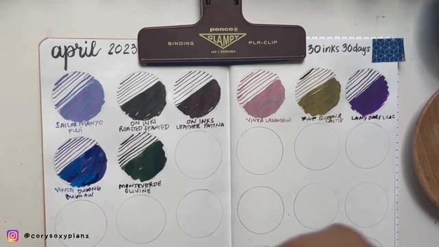 April NO SPEND #30inks30days Challenge: Using only Kakimori Brass Nib | #inkswap with @kikaykrafts смотреть онлайн