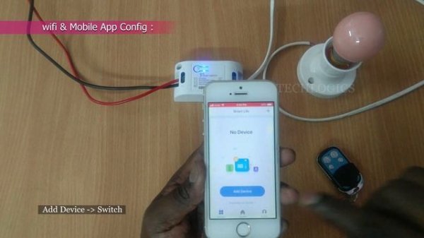 smart life smart light switch installation, 433Mhz working mode momentary, Toggle, Latching