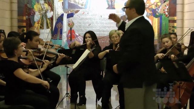 Проект "Музыка в метро" - классика на станциях алматинского метро (Алматы, 2015) смотреть онлайн