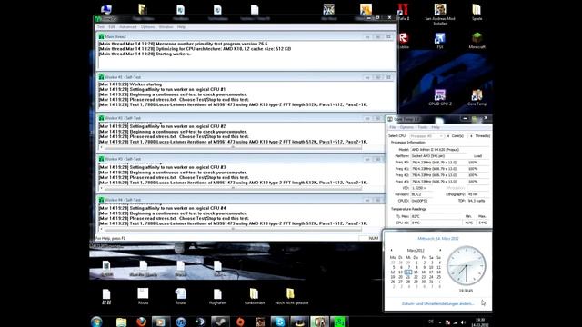 AMD Athlon II x4 620 running 8Ghz übertaktet смотреть онлайн