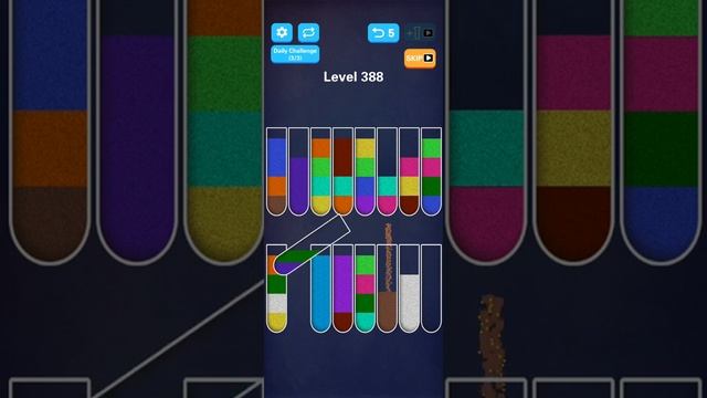 sand sort puzzle level 388 смотреть онлайн