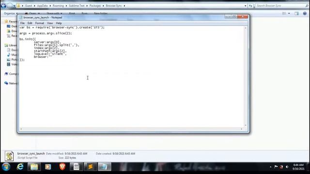 "Browser Sync" package is not working in sublime-text . смотреть онлайн