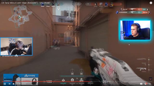 КАК ИГРАЕТ БОГ СТРЕЛЬБЫ VALORANT TENZ/ ТЕНЗ ВАЛОРАНТ смотреть онлайн