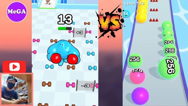 Punchy race 🆚️ 2048,WOW,Best Competitor Android Walkthrough смотреть онлайн
