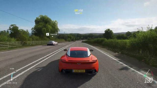 Forza Horizon 4 - 2017 Aston Martin DB11 Preorder Car - Car Show Speed Jump Crash Test . 4K 60fps. смотреть онлайн