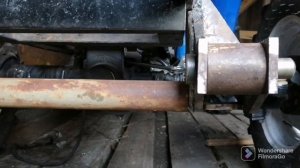 Самодельный отвал на минитрактор.