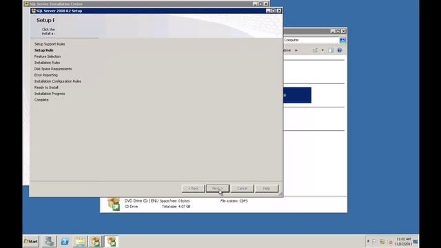 Vmware View5 Setup Part1 Install SQL Server смотреть онлайн