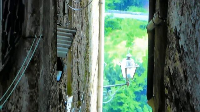 Средневековая деревня (город) Питильяно. Тоскана Италия. смотреть онлайн