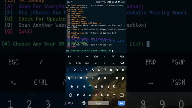 best Information Gathering tool for Termux | Red Hawk | смотреть онлайн