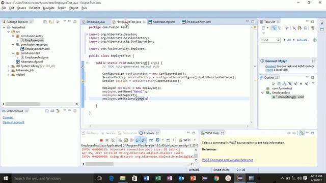 Lesson 13 (Hibernate for Beginners) Save Employee Details to Database and Run Application смотреть онлайн