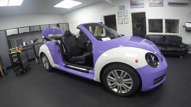 VW Beetle Halo Lavender Gloss Wrap смотреть онлайн