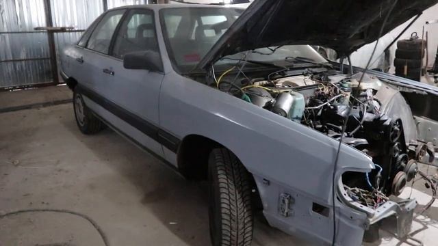 audi 100 c3 ,что с авто сейчас (мини ролик) смотреть онлайн