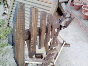 Ветряная декоративная мельница для садового участка своими руками . Часть - 2 , заключительная .