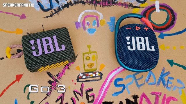 JBL Go 3 vs Clip 4 Extreme Bass Test смотреть онлайн