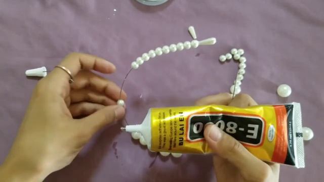 Сделать жемчужное ободок/ Жемчугли ободок ясаш/ to make a pearl necklace/ Diadem/ HeadBand/ Ободок смотреть онлайн