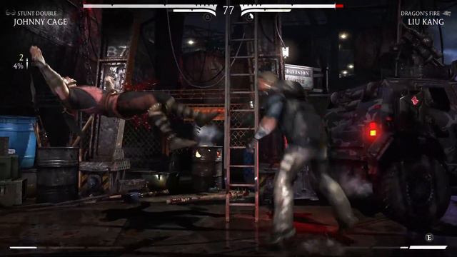 Mortal Kombat X: Johnny Cage vs. Liu Kang (Very Hard) смотреть онлайн