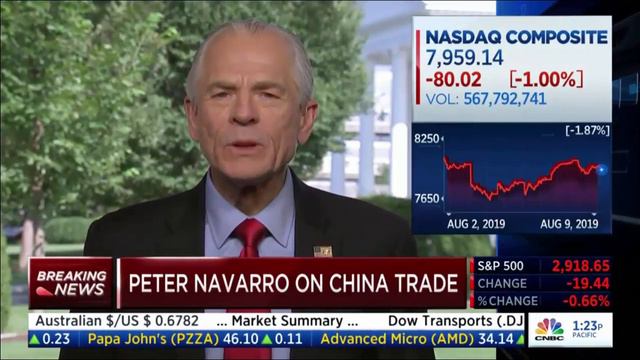 Peter Navarro being defensive throughout 2019 08 09 смотреть онлайн