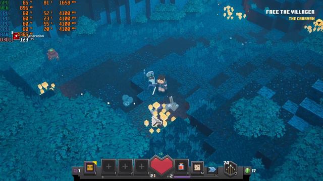 Minecraft Dungeons | Core i3-10100F | GT1030 смотреть онлайн
