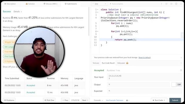 kth largest element in an array | kth smallest element in an array смотреть онлайн