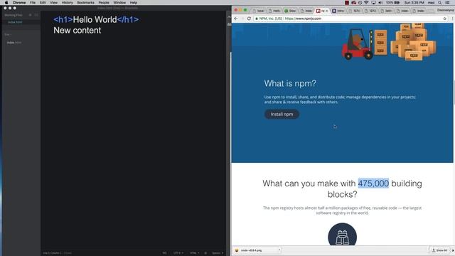 Easy CLI Live server setup for node localhost : Course Introduction LiveServer смотреть онлайн