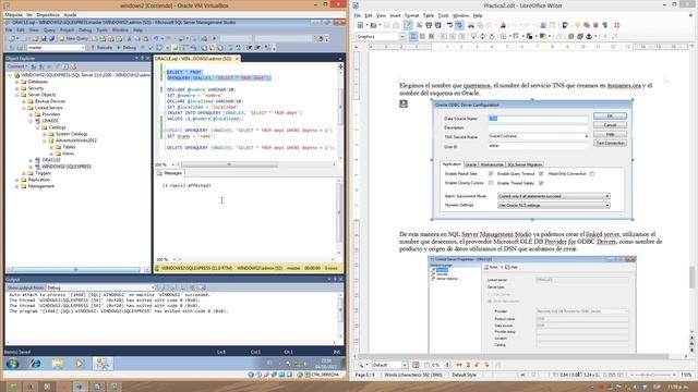 MSSQL Linked Server y Oracle Database Link смотреть онлайн