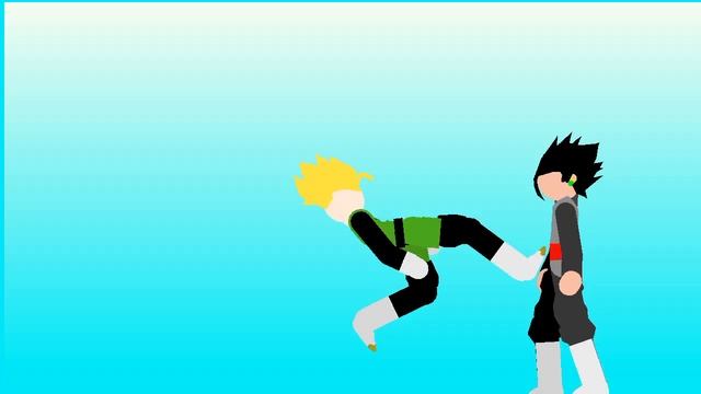 Gohan Saiyaman VS Gohan Black ( idk so ye ) - Stick Nodes Pro смотреть онлайн