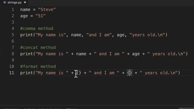 Python Strings and Formatting Methods смотреть онлайн