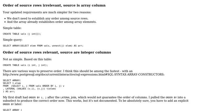 Databases: Aggregate rows of type array (3 Solutions!!) смотреть онлайн