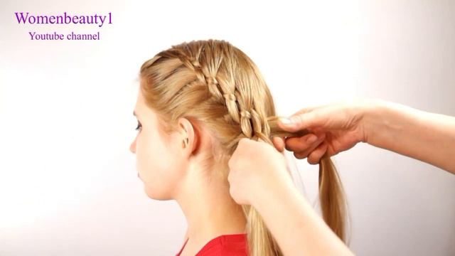 Frisuren für langes mittlere Haar mit Zöpfen смотреть онлайн
