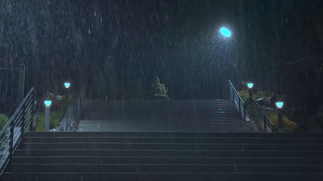 비 오는 밤 강한 폭우와 함께 즉시 잠들 수 있도록 스트레스는 안녕 Rain Sounds