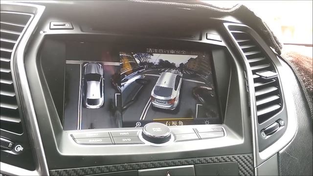 日間道路實測┃HYUNDAI SANTA FE IX-45┃3D AVM 360度環景系統 實裝影像呈現┃普利汽車音響安卓行車記錄環景系統