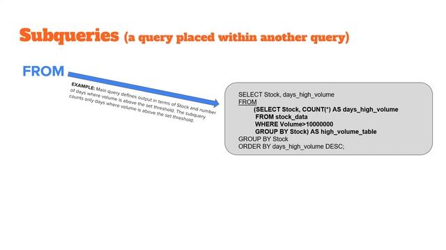 MySQL - Subqueries and window functions смотреть онлайн