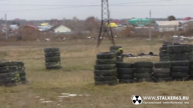 Воскресная игра в пейнтбол в Самаре stalker63 смотреть онлайн