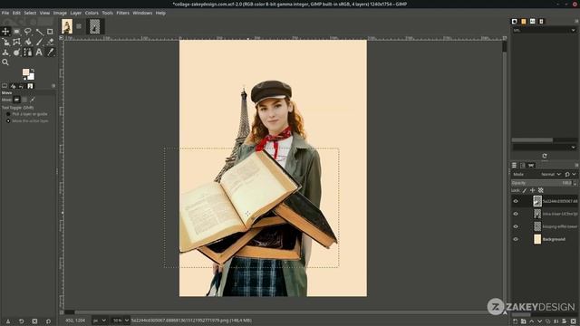 GIMP Tutorial : Collage Poster Design