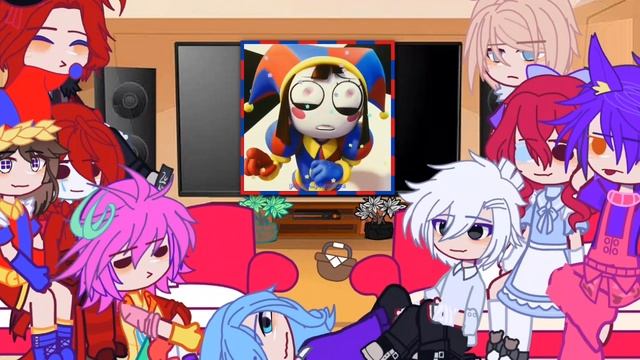 реакция «удивительного цифрового цирка» на видео! || 1 часть из ? смотреть онлайн