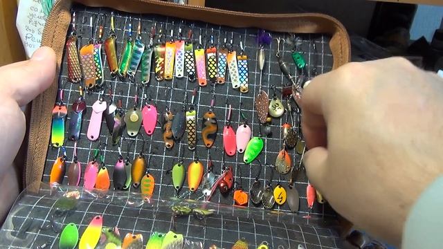 Как выбирать блесны и формировать кошелек с ними. смотреть онлайн