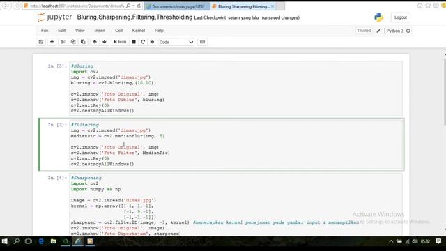 TUTORIAL OPENCV WITH JUPYTER Notebook :IMAGE MANIPULATION смотреть онлайн
