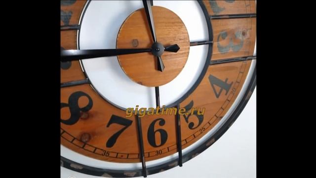 Настенные кварцевые часы большого размера BLF138 1, кованные, металлические