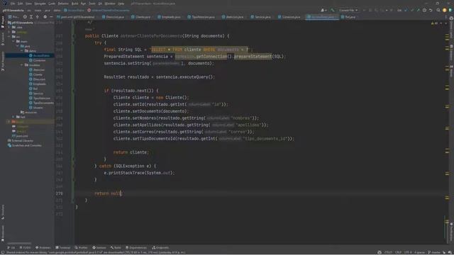 Java Curso: 331 Nuevos Métodos Obtener Cliente por su Documento o ID y Actualización de sus Datos смотреть онлайн